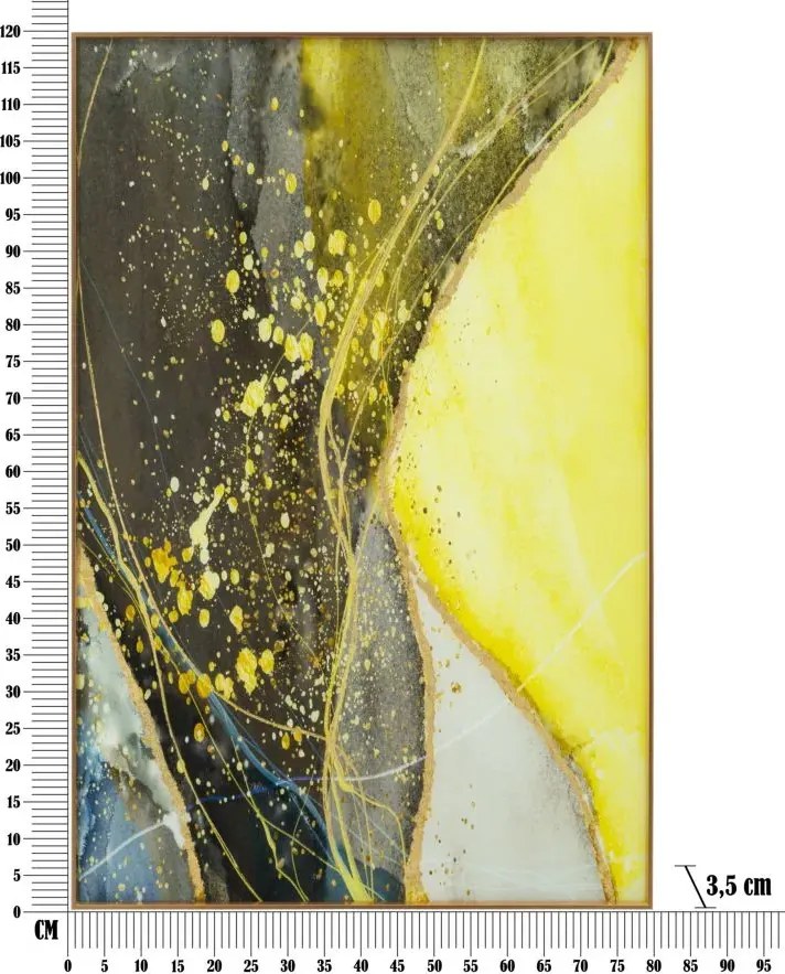 Obraz Sunny 80x120 cm žltý