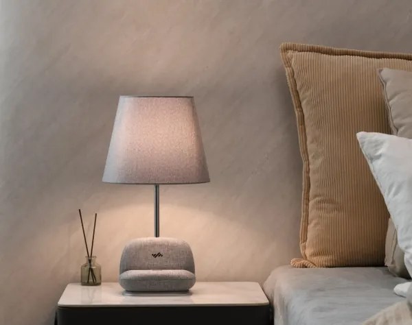 Immax 09109L - LED stmievateľná stolná lampa s bezdrôtovým nabíjaním Qi SOFA LED/6W/230V sivá