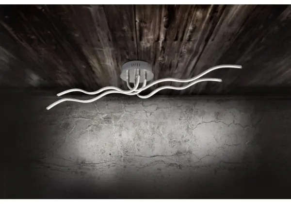 JUST LIGHT. 15126-55 - LED Prisadený luster WAVE LED/29,4W/230V chróm