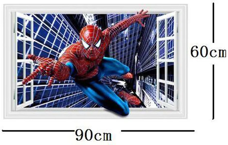 Veselá Stena Samolepka na stenu na stenu Spiderman superhrdina
