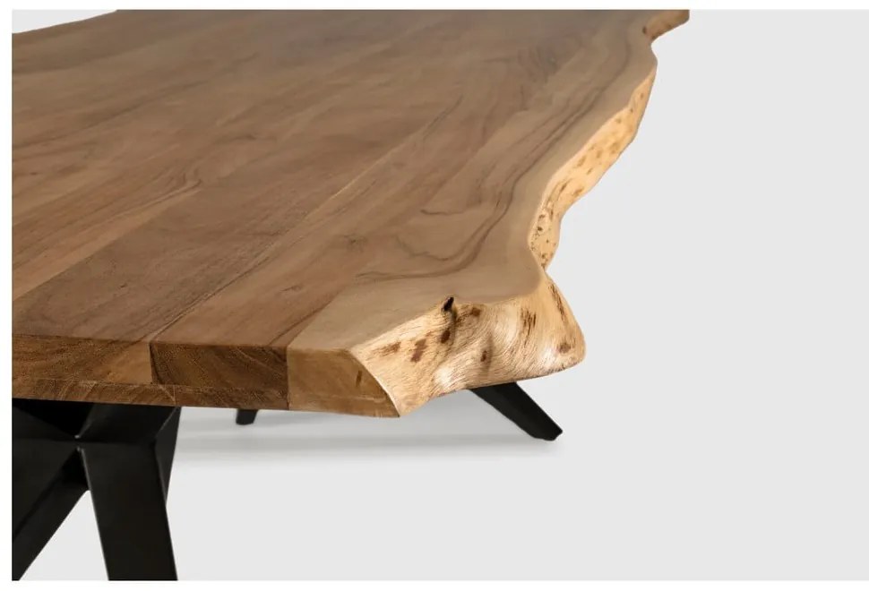 Jedálenský stôl s doskou z akácie 100x200 cm Mudri – MOME
