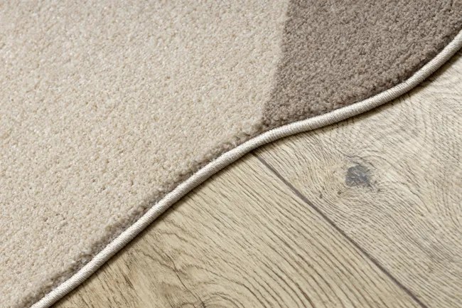 Koberec FUSION Shape  5710 krémový / tehlový