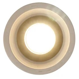 Sada 4 rustikálnych stropných bodových svetiel betónové okrúhle - Deep