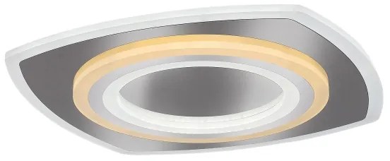Rabalux 71318 - LED stmievateľné stropné svietidlo TANELI 60W/230V 3000/4000/6000K chróm + diaľkové ovládanie