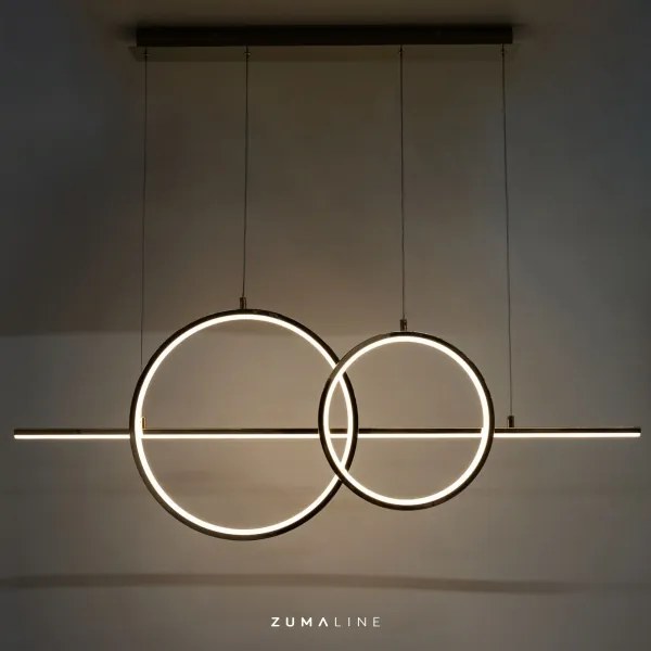 Zuma Line MD7358-2A-3GT - LED Luster na lanku CHOLET LED/34W/230V zlatá