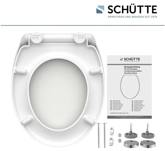 Schütte WC sedadlo z duroplastu (biela)  (100335933)