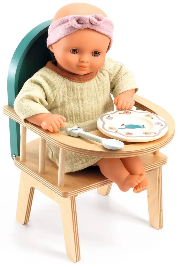Pomea - drevená stolička pre bábiky