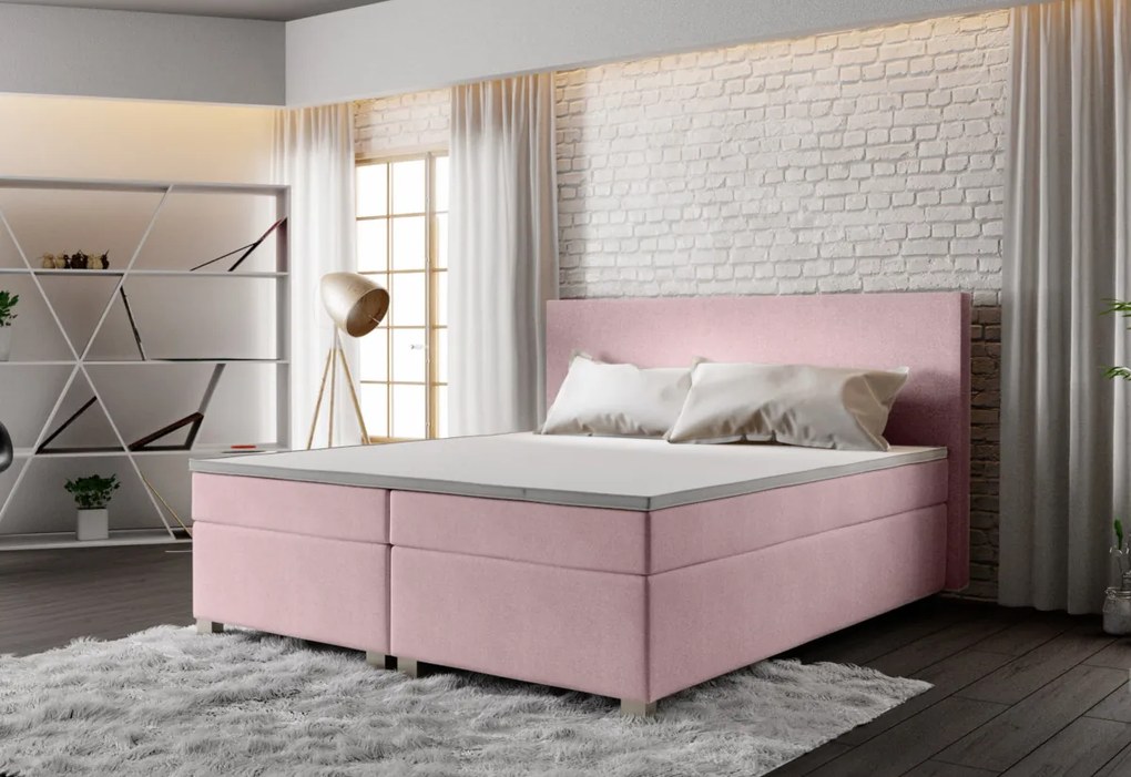 Posteľ Boxspring SIMPLE + rošt + matrac, 180x200, Cosmic 10