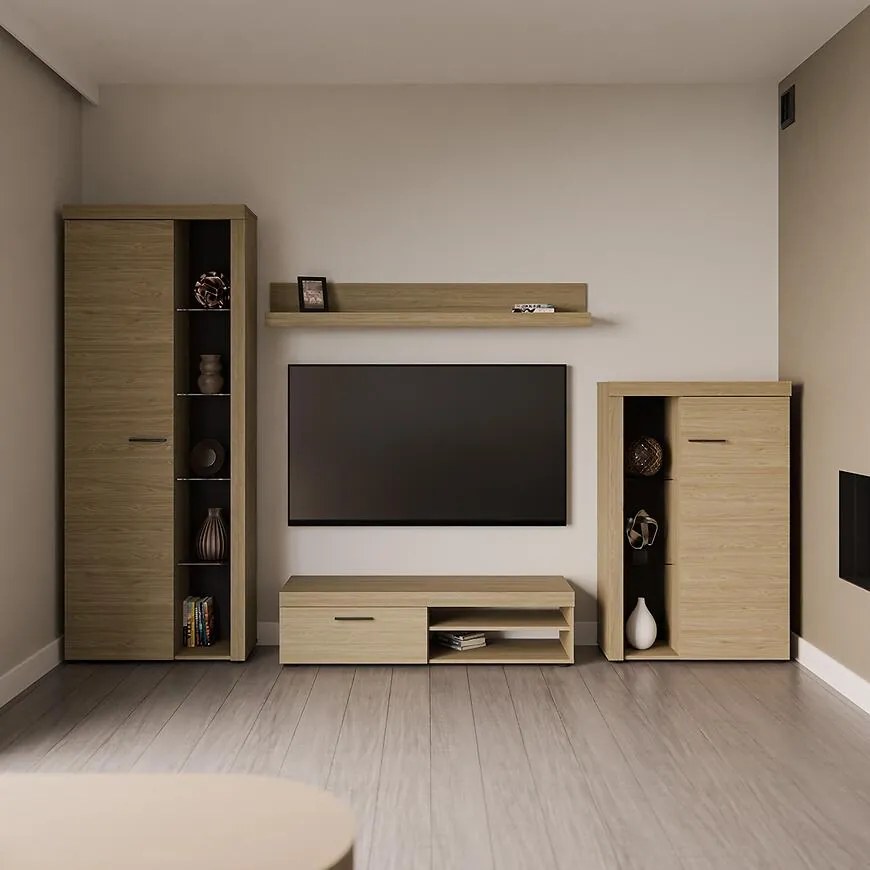 Obývacia stena Rumba DO01 dub olejovaný