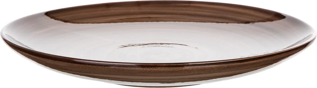 Banquet Súprava 6 plytkých tanierov Palas 27 cm, hnedá