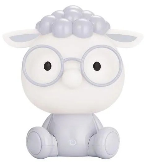 Zuma Line KDR-612-GR - LED Detská dotyková stolná lampa SHEEP LED/3W/230V