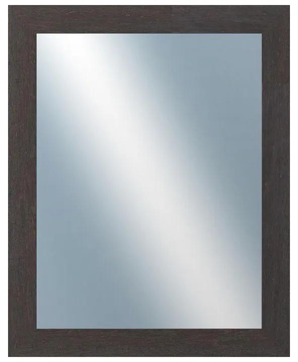 DANTIK - Zrkadlo v rámu, rozmer s rámom 40x50 cm z lišty RETRO tmavo šedá (2529)