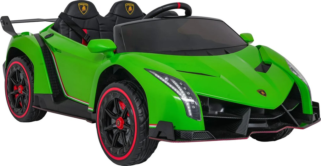 Ramiz Lamborghini Veneno vozidlo Zelená