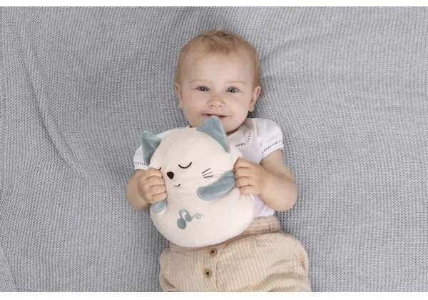 Chicco - Plyšová interaktívna hračka mačka 3xAAA