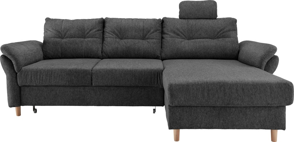 XXXLutz ROHOVÁ SEDAČKA, textil, antracitová Livetastic - Sedačky - 002310012713