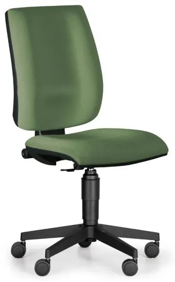 Antares Kancelárska stolička FIGO bez podpierok rúk, permanentní kontakt, zelená
