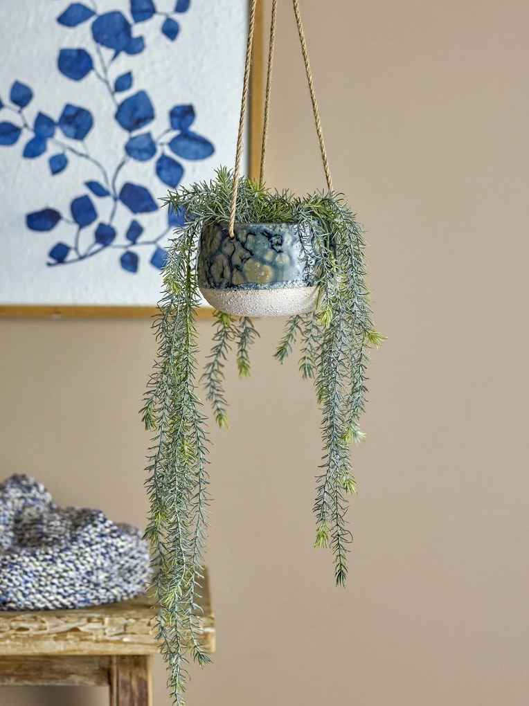 Bloomingville Závesný obal na kvety Mowbray Blue