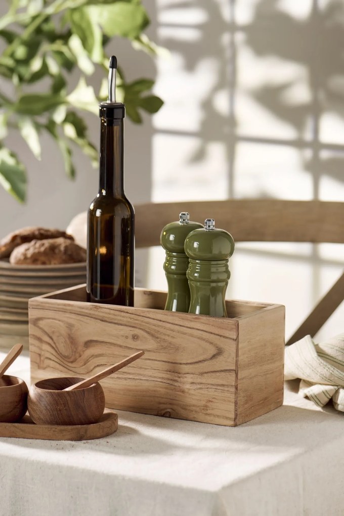 Ib Laursen Mlynček na soľ alebo korenie Olive Green Korenie