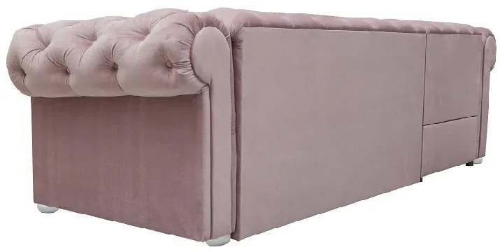 Sedačka v štýle Chesterfield Vertigo, zelená Roh: Orientace rohu Levý roh