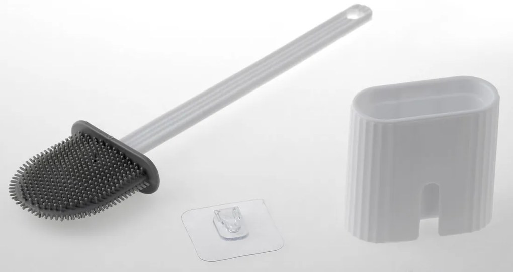 Aqualine Sapho, WC silikónová kefa na postavenie, biela, TF010