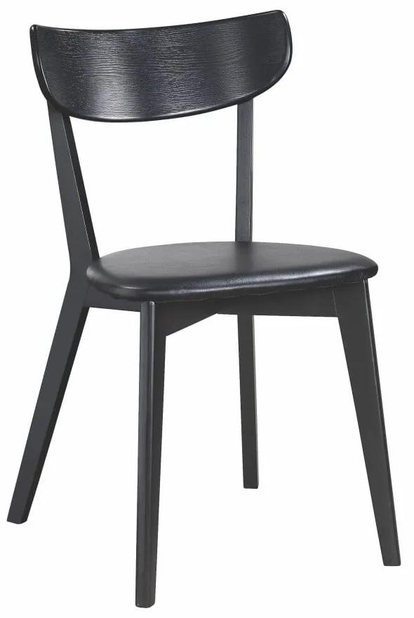 Čierna dubová stolička Rowico Ami