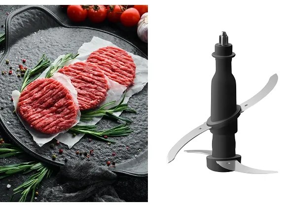 Concept RM3300 - Kuchynský robot so strúhadlom 1000W/230V čierna/nerez