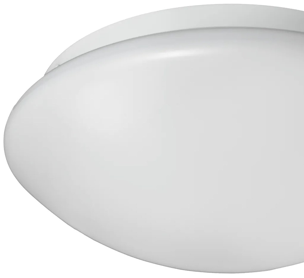 Stropné svietidlo Fury, 1x biele PVC tienidlo, w