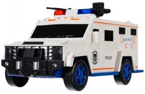 Iso Trade Pokladnička policajné auto IsoTrade - biele