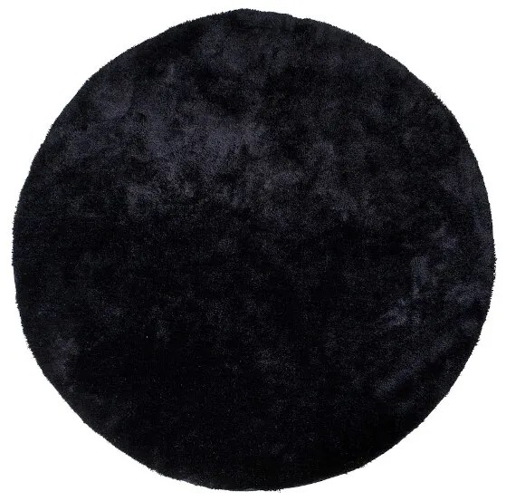 Florida koberec čierny okrúhly