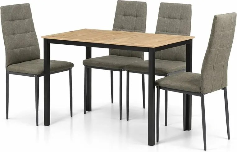 Moderný jedálenský set AUTRON v dekore divoký dub