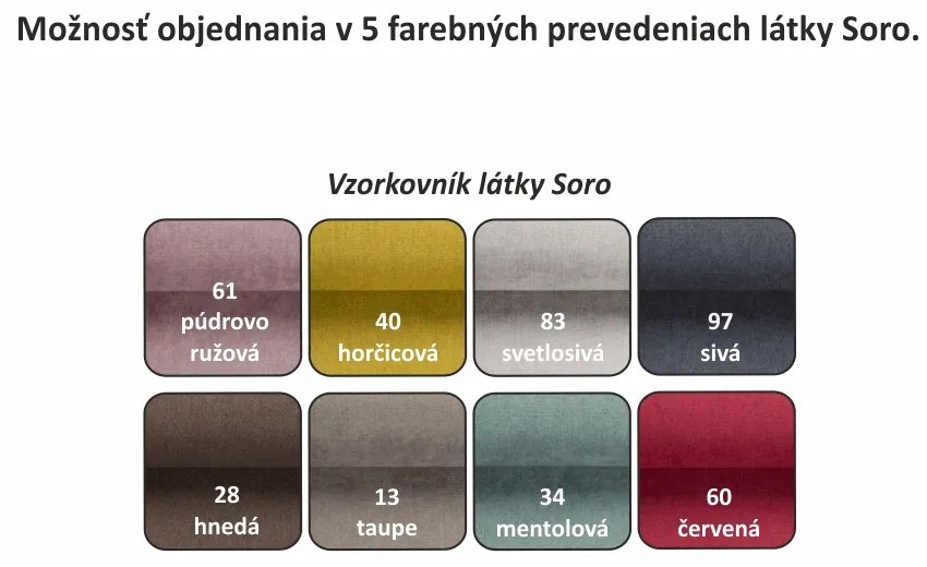 Rohová sedačka so záhlavím Boby L - sivobéžová (taupe)