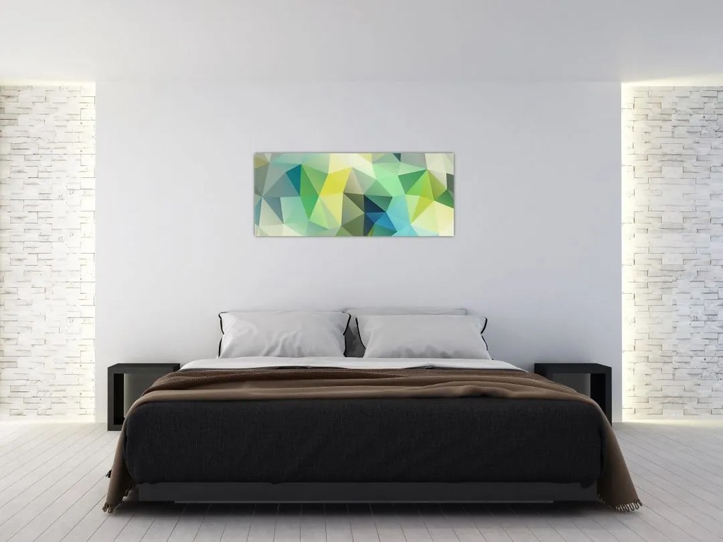 Obraz geometrické abstrakcie (120x50 cm)