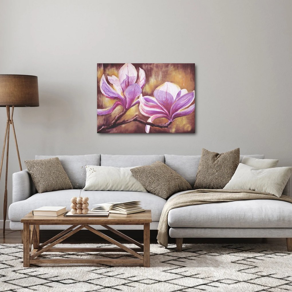 Obraz - Kvety magnólie (70x50 cm)