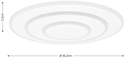 Brilagi - LED Stmievateľné stropné svietidlo MODERN LED/58W/230V 2700-6500K + DO