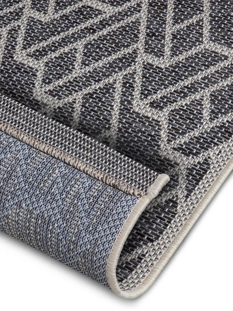 Hanse Home, Kusový koberec Clyde 105912 Eru Grey Beige - na von aj na doma, 115x170, šedá, chodba / predsieň