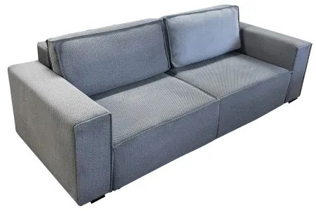 Rozkladacia trojmiestna pohovka s úložným priestorom RONDA sivá