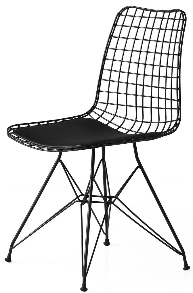 Súprava 2 ks jedálenských stoličiek Tivoli čierna