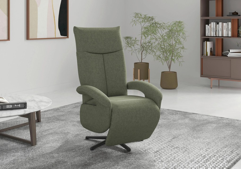 XXXLutz RELAXAČNÉ KRESLO, textil, olivovozelená Sit & More - Online Only obývacie izby - 00014401323S