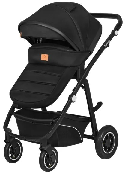 Lionelo - Kombinovaný kočík 3 v 1 BIANKA Čierny Onyx