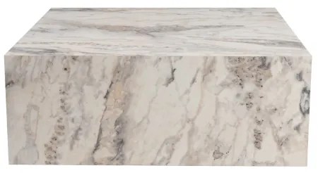 Konferenčný stolík PRIZMA 35x90 cm, mramorový dekor