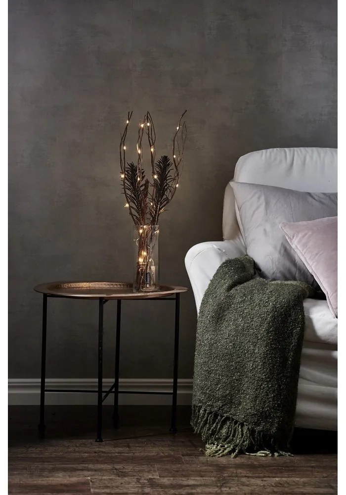 Hnedá svetelná dekorácia ø 8 cm Willow – Star Trading