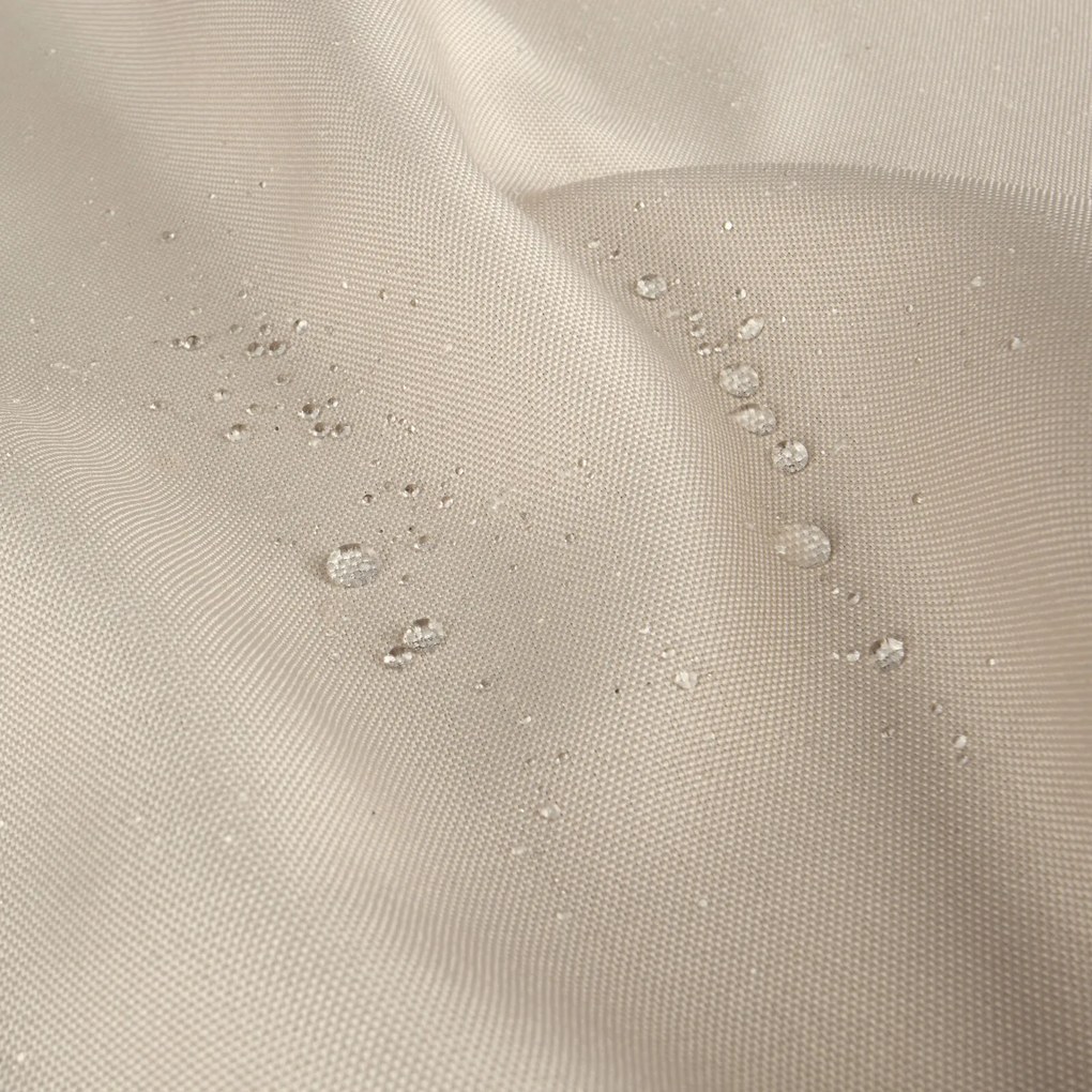 ZÁHRADNÝ VODEODOLNÝ ZÁVES NA PÚTKACH GARDEN 155X220 CM BÉŽOVÁ