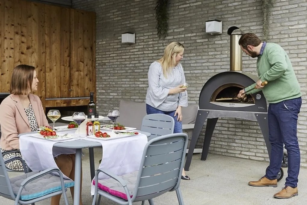 Pizza pec CIAO na drevo s podstavcom