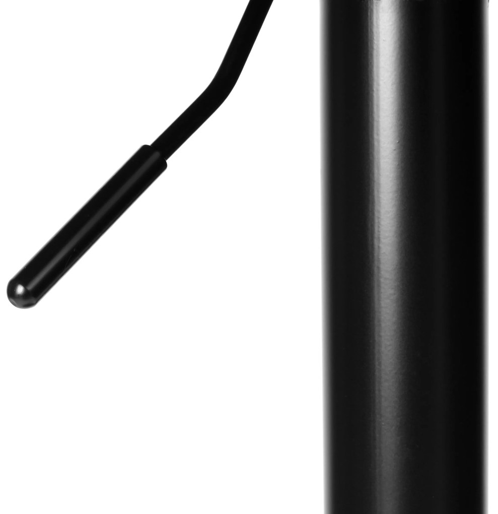 Barová stolička CYDRO BLACK s výškovým nastavením mokka hnedá