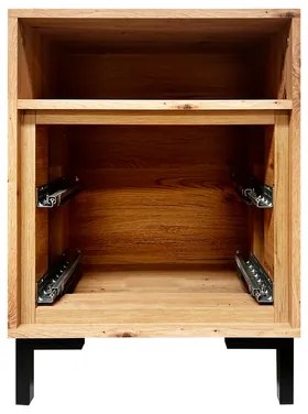 Nočný stolík PARII čierna