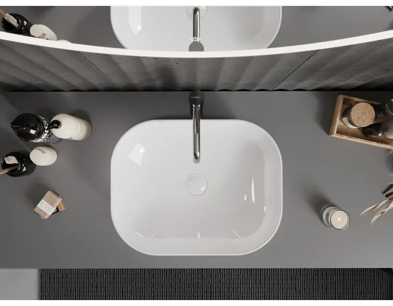 Mexen ROSA umývadlo, 50x40 cm, biela, 21095000
