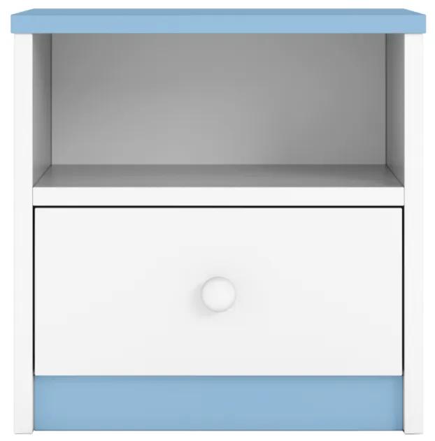 Detský nočný stolík Babydreams 40 cm modrý