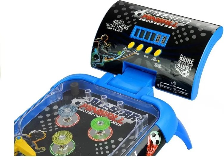 LEAN Toys Obratnostná hra Pinball Flipper so svetelnými efektmi, 53 cm