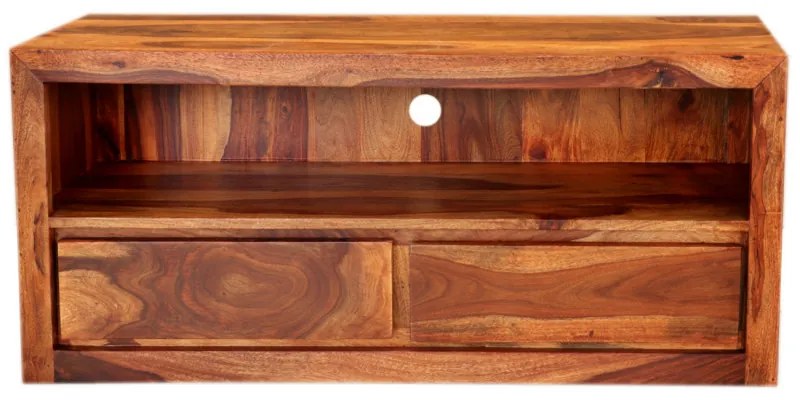 TV stolík Gani 120x50x45 z indického masívu palisander Super natural