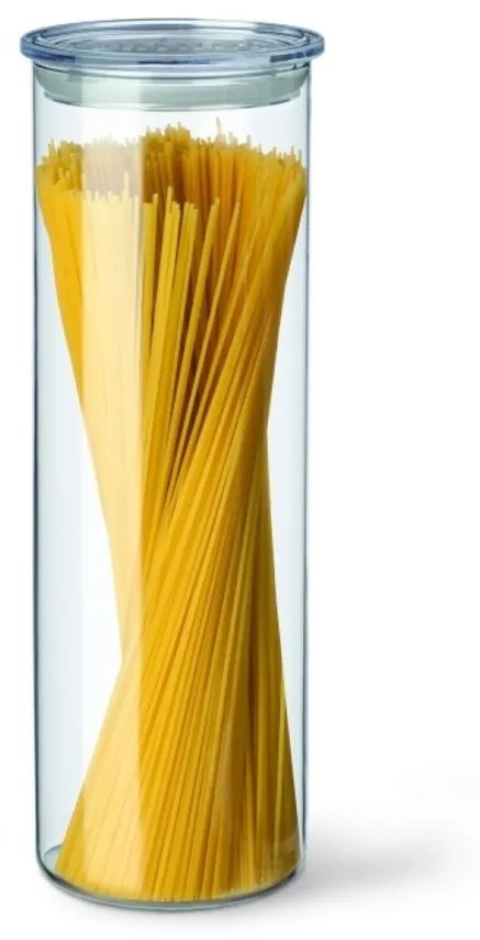 Simax 5132 sklenená dóza s plastovým viečkom, 1,8 l
